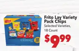 Vallarta Supermarkets Frito Lay Variety Pack Chips offer