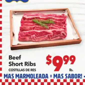 Vallarta Supermarkets Beef Short Ribs / COSTILLAS DE RES offer