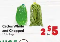 Vallarta Supermarkets Cactus Whole Whole and Chopped offer