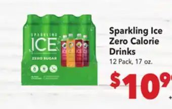 Vallarta Supermarkets Sparkling Ice Zero Calorie Drinks offer