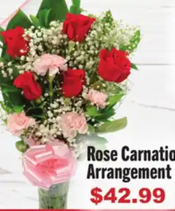 Vallarta Supermarkets Rose Carnation Arrangement offer