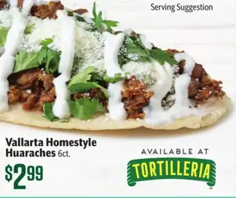 Vallarta Supermarkets Vallarta Homestyle Huaraches offer