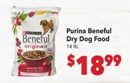 Vallarta Supermarkets Purina Beneful Dry Dog Food offer