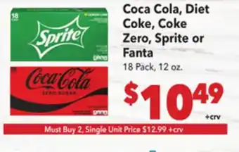 Vallarta Supermarkets Coca Cola offer