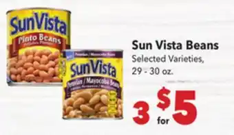 Vallarta Supermarkets Sun Vista Beans offer