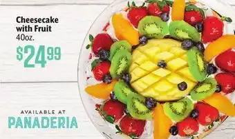 Vallarta Supermarkets Cheesecake with Fruit offer