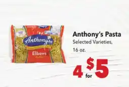 Vallarta Supermarkets Anthony's Pasta offer