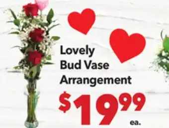 Vallarta Supermarkets Bud Vase Arrangement offer