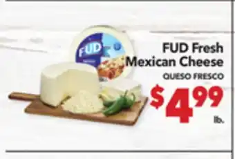 Vallarta Supermarkets FUD Fresh Mexican Cheese / QUESO FRESCO offer