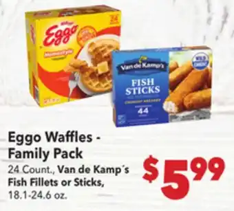 Vallarta Supermarkets Eggo Waffles-Family Pack offer