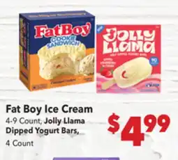 Vallarta Supermarkets Fat Boy Ice Cream offer