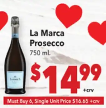 Vallarta Supermarkets La Marca Prosecco offer