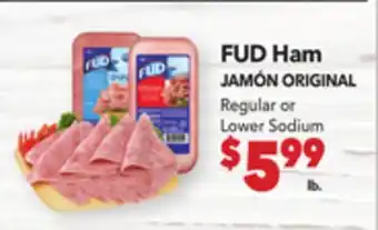 Vallarta Supermarkets FUD Ham / JAMON ORIGINAL offer