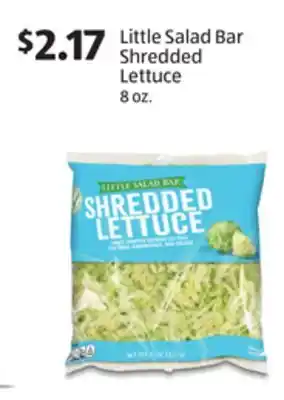 Aldi Little Salad Bar Shredded Lettuce offer