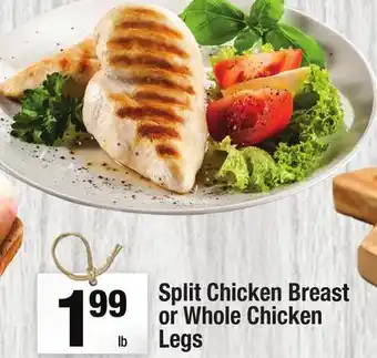 Super King Markets Split Chicken Breast or Whole Chicken Legs offer