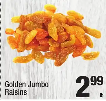 Super King Markets Golden Jumbo Raisins offer