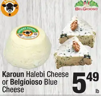 Super King Markets Karoun Halebi Cheese or Belgioioso Blue Cheese offer