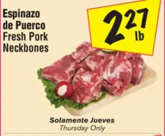 El Super Fresh Pork Neckbones offer