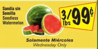 El Super Seedless Watermelon offer