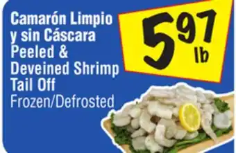 El Super Peeled & Deveined Shrimp Tail Off offer