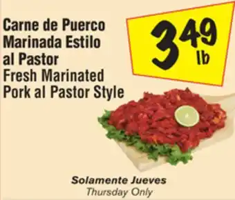 El Super Fresh Marinated Pork Style offer