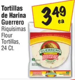 El Super Guerrero Riquísimas Flour Tortillas offer