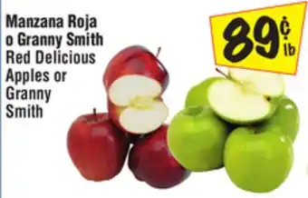 El Super Red Delicious Apples or Granny Smith offer