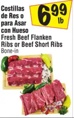 El Super Fresh Beef Flanken Ribs or Beef Short Ribs offer