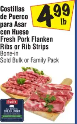 El Super Fresh Pork Flanken Ribs or Rib Strips offer