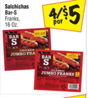 El Super Bar-S Franks offer