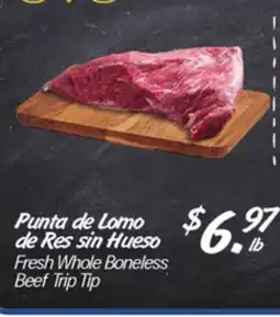 El Super Fresh Whole Boneless Beef Trip Tip offer