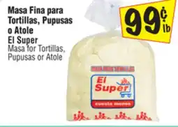 El Super El Super Tortillas, Pupusas or Atole offer