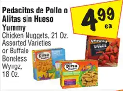 El Super Chicken Nuggets, 21 Oz. Assorted Varieties or Buffalo Boneless Wyngz, 18 Oz offer