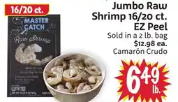 Foodmaxx Jumbo Raw Shrimp 16/20 ct. EZ Peel offer