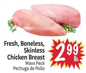 Foodmaxx Fresh, Boneless, Skinless Chicken Breast offer