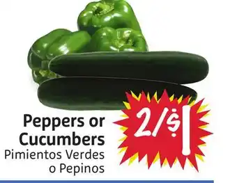 Foodmaxx Peppers or Cucumbers offer