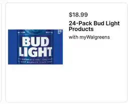 Walgreens 24-Pack Bud Light Products offer