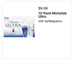 Walgreens 12-Pack Michelob Ultra offer