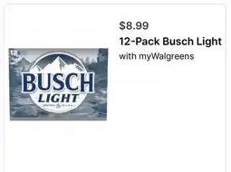 Walgreens 12-Pack Busch Light offer