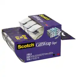 Walgreens Gift Wrap Tape, 3/ 4 in. x 325 in. Dispensers/ Pack offer