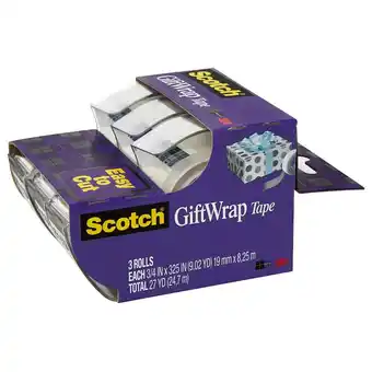 Walgreens Gift Wrap Tape, 3/ 4 in. x 325 in. Dispensers/ Pack offer