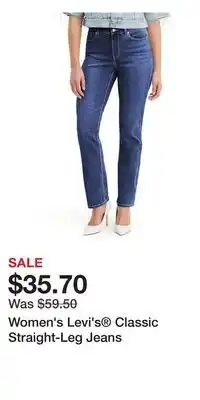 Kohl's Women's Levi's Classic Straight-Leg Jeans offer