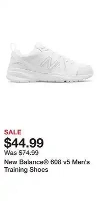 Kohl's New Balance 608 v5 Men's Training Shoes offer