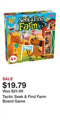 Kohl's Tactic Seek & Find Farm Board Game offer