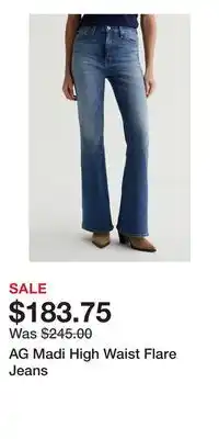 Nordstrom AG Madi High Waist Flare Jeans offer