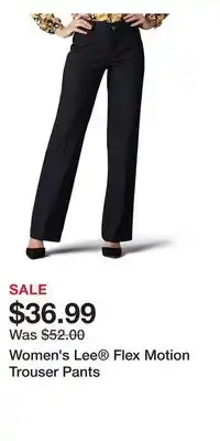 Kohl's Women's Lee Flex Motion Trouser Pants offer