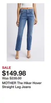 Nordstrom MOTHER The Hiker Hover Straight Leg Jeans offer