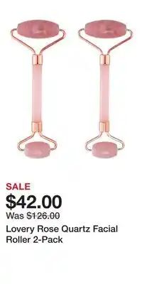 Nordstrom Lovery Rose Quartz Facial Roller 2-Pack offer