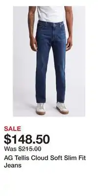 Nordstrom AG Tellis Cloud Soft Slim Fit Jeans offer