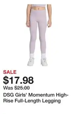 Dick's Sporting Goods DSG Girls' Momentum High-Rise Full-Length Legging offer